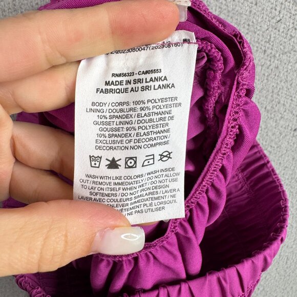 Nike Dri-Fit Short Women Small Pink Ultra High Waisted  3" Brief Lined Running - Picture 8 of 10